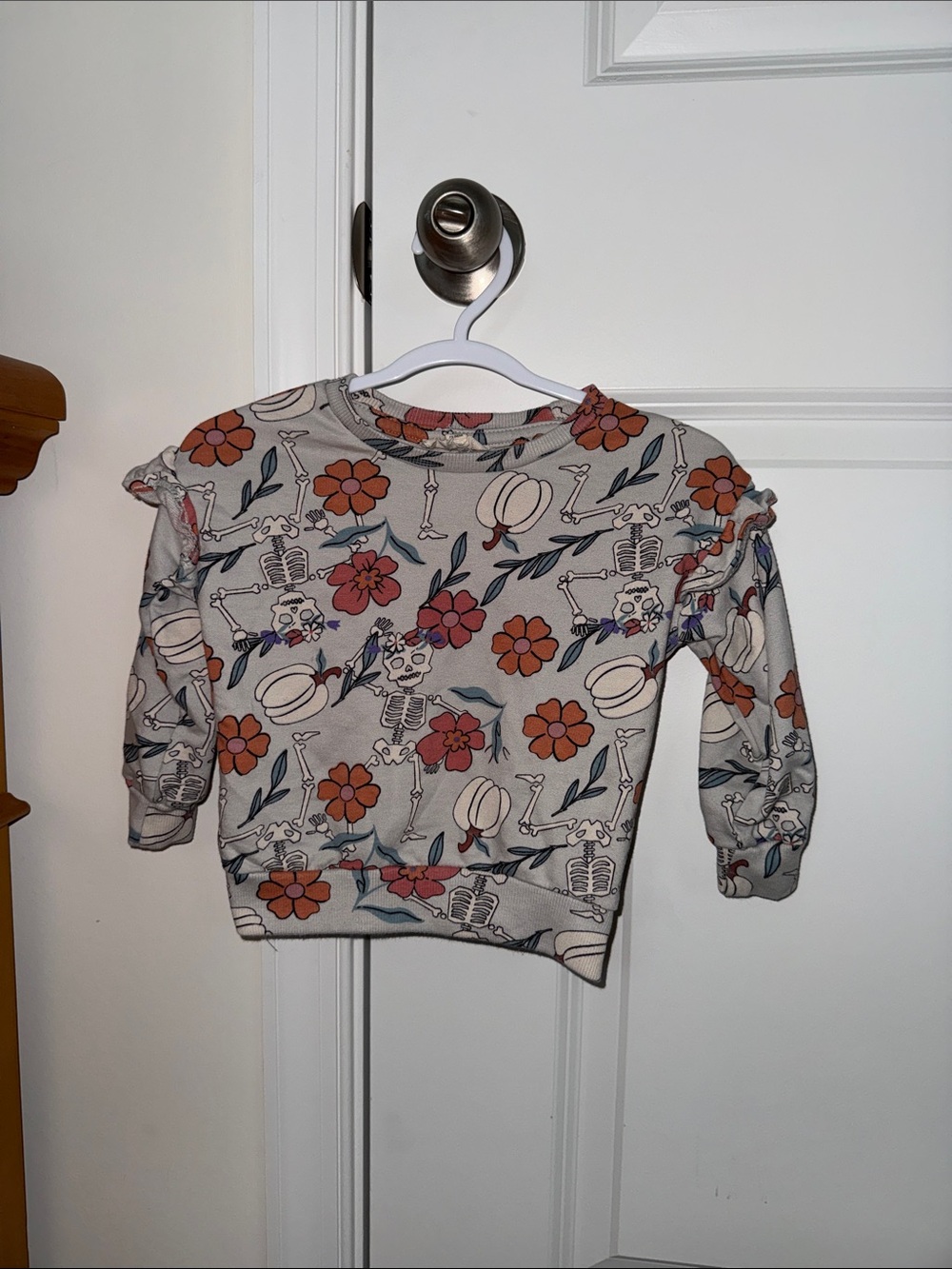 Toddler Skeleton Long-Sleeve Top
